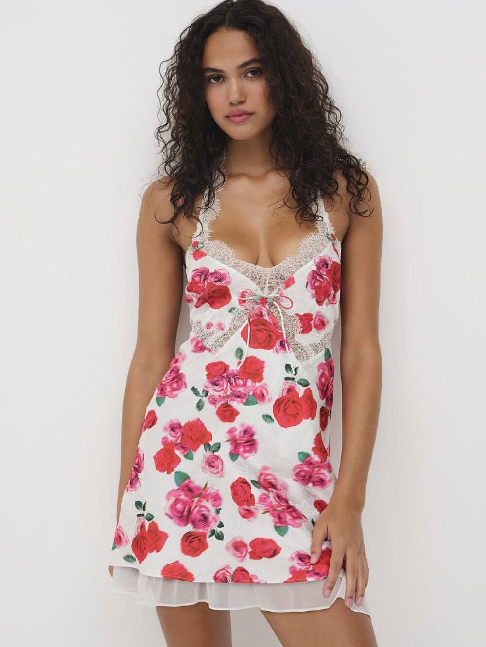 FOR LOVE & LEMONS Carol Slip Dress | Royal Rose Red | (S, M) | NWT